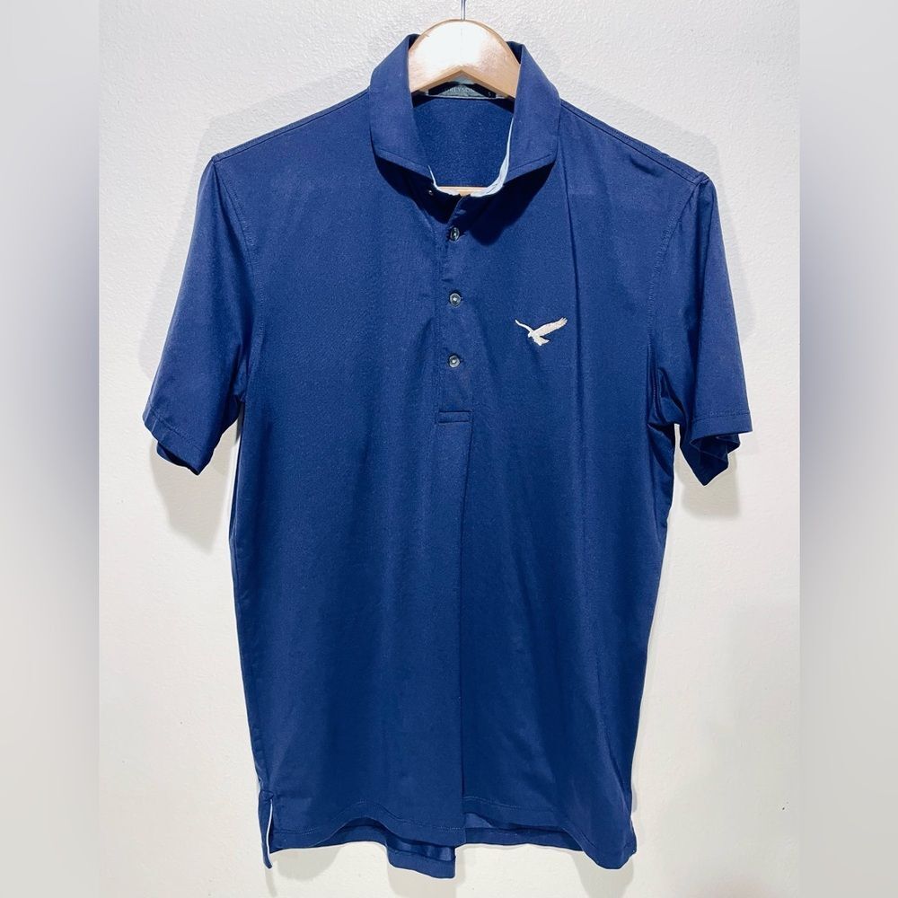 Grayson performance golf polo shirt navy blue eagle summer outdoor men’s S